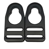 SUPROJDM 2 Aluminum Alloy Strap Replacement Buckle Kayak seat with Replacement seat Clip Clip Compatible with Kayak Seat