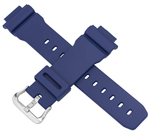 Correa Casio G-Shock azul de 16mm de resina para solucionar roturas de bandas