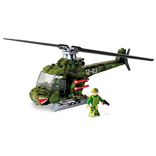 Mega Construx Wonder Builders Helicóptero de Resgate Militar, 117 peças