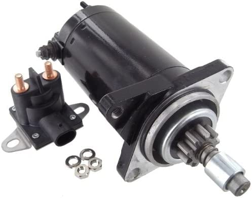 DISCOUNT STARTER & ALTERNATOR Starter & Solenoid Relay Compatible with/Replacement for Sea Doo 1995 SeaDoo SP SPX XP PWC 278-000-484, 278-000-485, 278-001-300, 278-001-935, 228000-4550, 228000-4551