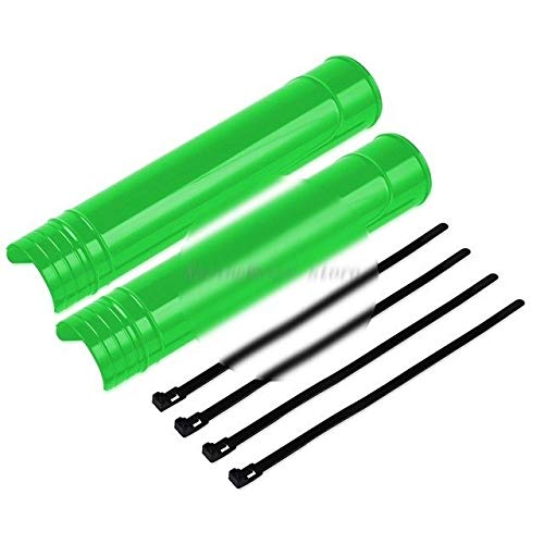 Housse et moulures pour Moto Garde Fourche Shock Absorber Protector Fit for Kawasaki KX 125 250 250F 250R 300 450 450F 500 100 KLX 450R 400R 140 140L 110 KLR KDX (Color : Green) Cover