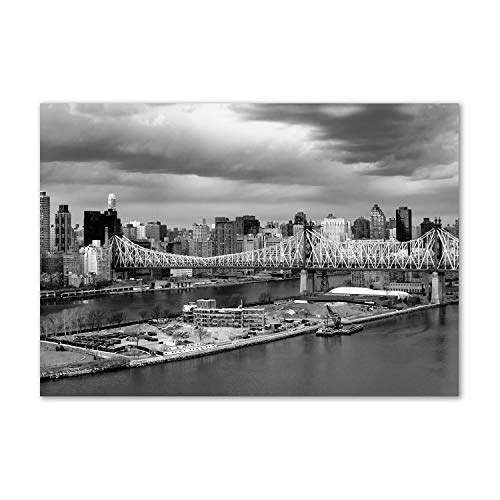Splashback guard cuisine 100x70cm panneau de protection mural en verre trempé paysage urbain