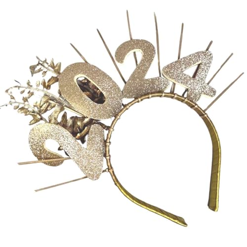 Tiara Feliz Ano Novo Luxo - Exclusividade - Tiara Ano Novo Festa de Fim de Ano Animafest