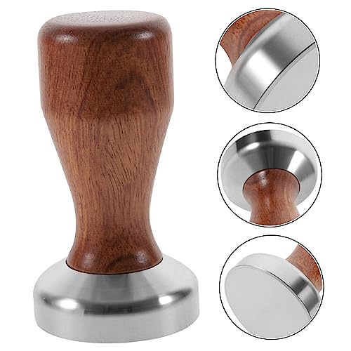Presse à expresso Cabilock en bois et inox pour tasser le café moulu maison - 4