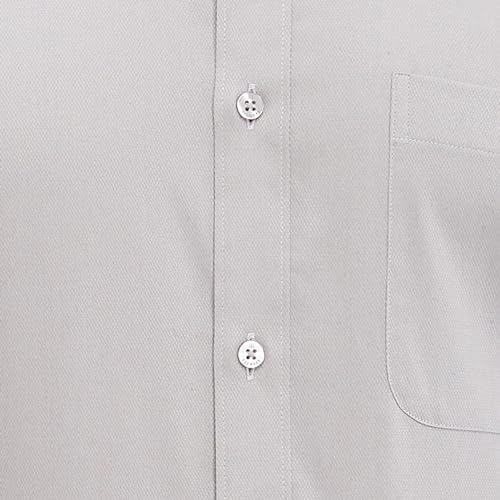 Image of Raymond Men's Slim Fit Solid Pattern Pure Cotton Semi Cut Away Collar Full Sleeve Formal Shirt