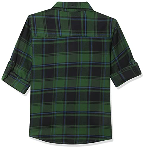 Image of Amazon Brand - Jam & Honey Boys 100% Cotton Printed Regular Fit Long Sleeve Shirt