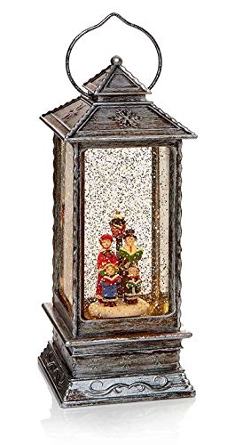 premier battery operated glitter water spinner 'lantern' decoration - 1 design selected at random
