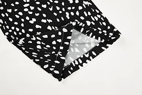 Image of SySea Girls Wide Leg Pants Kids Cute Print High Waisted Loose Fit Comfy Belted Lounge Trousers with Pockets