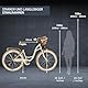 Komfort Fahrrad Citybike Mit Weidenkorb Damenfahrrad Hollandrad, 28 Zoll, Creme-Braun, 7-Gang