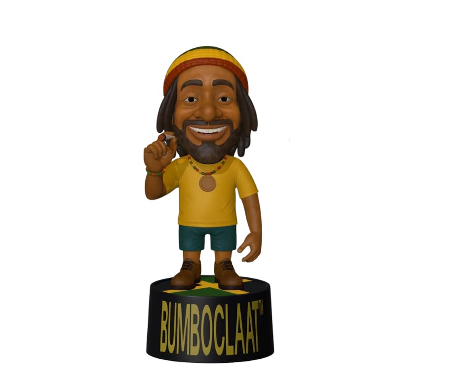 Amazon.com: BUMBOCLAAT™ Sync Vibe Rasta Bobblehead – Jamaican