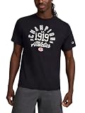 Champion Men's Classic Graphic Short Sleeve T-Shirt, Standard Fit, Modern Retro 1919 Athletics Graphic, Black - Champion 1919, Medium