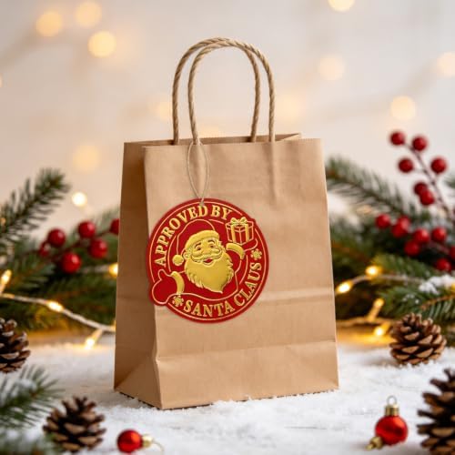 Foil Santa Gift Tags, 36Pcs Christmas Santa Tags for Gifts with String — 사진 6