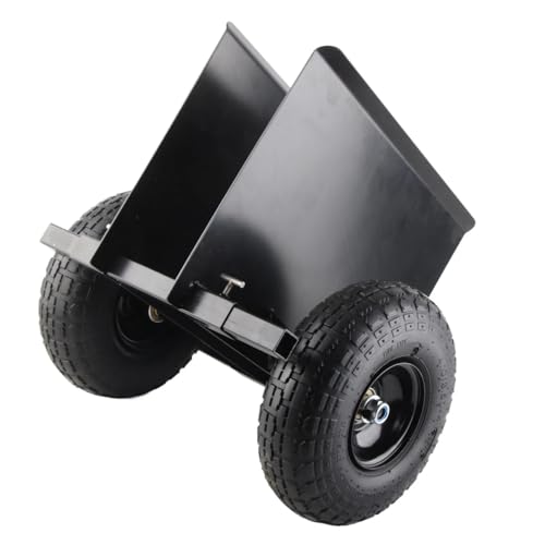 KJZQXYX Carretilla de Paneles de Alta Resistencia, Carretilla para láminas, Carretilla para Paneles, 600 lbs de Carga, Carretilla para losas, Carrito con Ruedas de 10 Pulgadas (Black)
