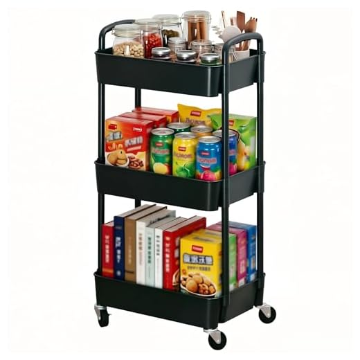 Sywhitta Multi-Functional Rolling Utility Cart