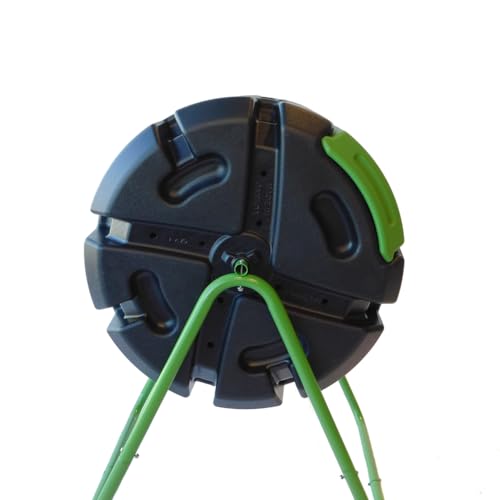 Image of FCMP Outdoor HOTFROG Dual Body Tumbling Composter (HF-DBC4000) Black & Green (37-Gallon)
