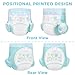Littleforbig Adjustable Hook-and-Loop Fastener Closure Adult Printed Cloth Back Diaper 10 Pieces - Baby Parade (X-Large 48