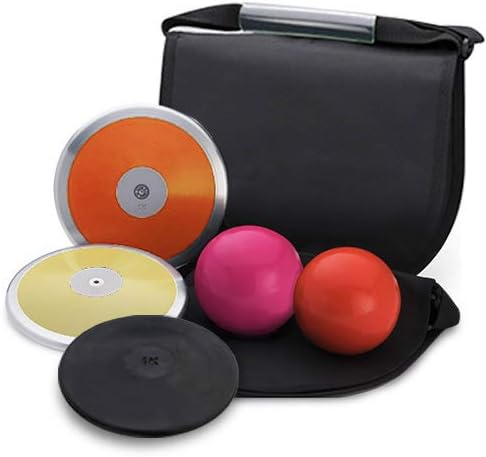 Five Star High School Girl's Discus & Shot Put Value Package. Meets All NFHS Specifications. Competition and Practice Economy Set. 3 Year Warranty.