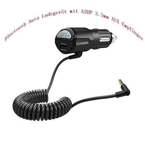 Spesso auto del caricatore 3.5 mm Bluetooth A2DP