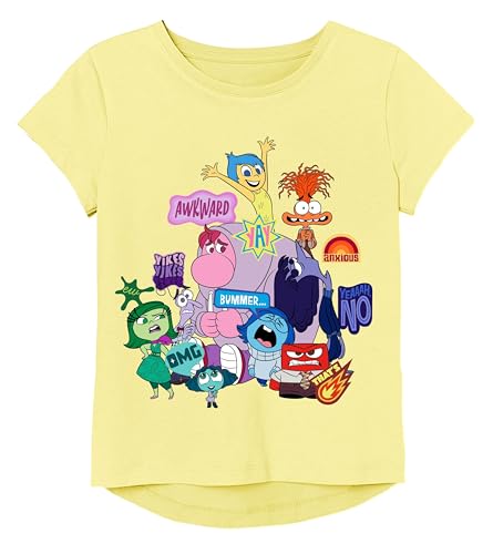 Disney Inside Out 2 Short Sleeve Tee-Girls 4-16 Sizes