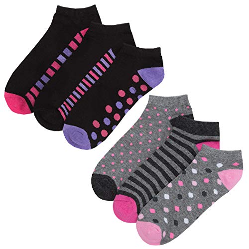 REDTAG Ladies Cotton Rich Trainer Liner Socks 4-8