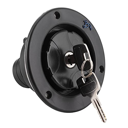 Tapa del Tanque de Agua,Adaptador de Llenado de Agua para Autocaravana, Entrada de Agua de RV con Cerradura, con 2 Llaves para Remolque Barco Caravana Camping, Autocaravana