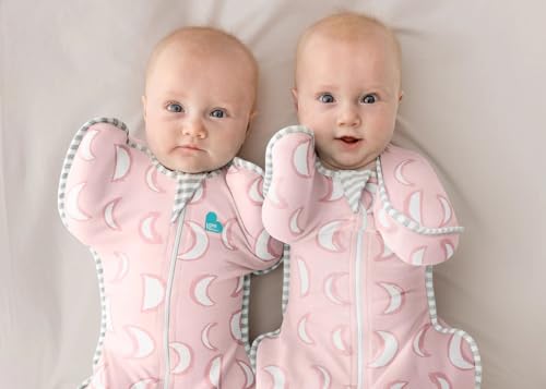 Image of Love to Dream Swaddle UP, Sleep Sack 0-3 Months, Self-Soothing, Improves Sleep, Snug Fit Helps Calm Startle Reflex, Baby Essentials Must Haves Newborn, 1.0 TOG, 8-13 lbs, Eclipse Pink