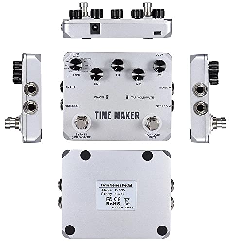 LTD-02 Guitar Delay Pedal Time Maker 11 Types of Ultimate Delay Pedals Bass Guitar Effect Pedal with Tap Tempo True… - Les Beatles, Paul McCartney, John Lennon, RIngo Starr, George Harrison LTD-02 Guitar Delay Pedal Time Maker 11 Types of Ultimate Delay Pedals Bass Guitar Effect Pedal with Tap Tempo True… – Image 4