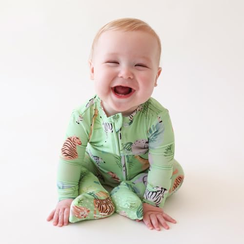 Image of Posh Peanut Convertible Baby Sleepers - Footless Baby Pajamas with 2 Way Zipper for Easy Diaper Changes