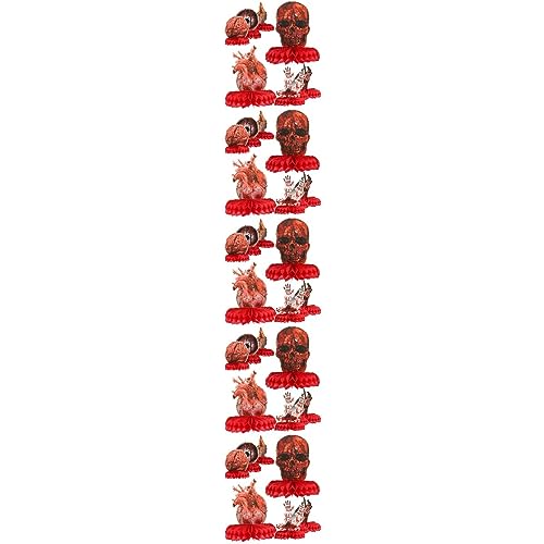 40 peças de centro de mesa de colmeia para festa de Halloween sangrento suprimentos para festa de Ha