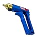 LeLuv Vacuum Pump Blue Maxi Ergonomic Handle with Rubber-Protected Gauge and Release Valve - Bundle with Matching Premium Silicone Hose and Fitting