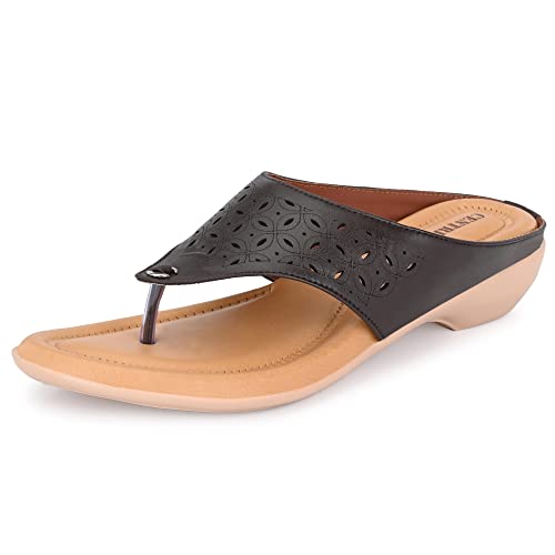 Image of Centrino Women's Thong Sandals | Comfortable Ortho Care Sandals For Ladies | Fashion Wear Sandal & Chappal |Stylish & Durable | Premium Comfort & Quality | Soft Cushioned for More comfort (3803)