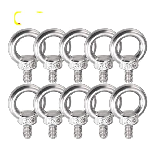 Cáncamos pernos de ojo M5 tornillo de fijación para elevación y cable de acero
