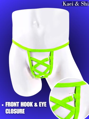 Kaei&Shi Mens Sexy Thong,Crisscross Sissy Thongs,Underwear Gay Lingerie Date Night3