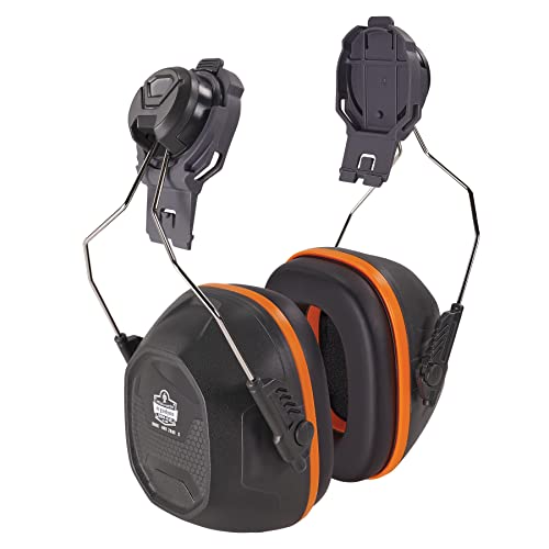 Image of Ergodyne Skullerz 8880 Hard Hat Mounted Earmuffs, NRR26dB,Black