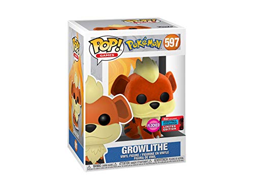 Funko Pop! Pokemon Flocked Growlithe 2020 Fall Convention Exclusive Nycc Shared
