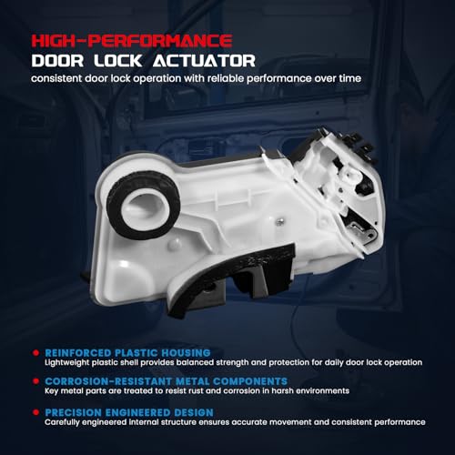 Image of KELOKE Door Lock Latch Actuator Compatible with Toyota Camry Corolla Sienna Highlander Prius V & Lexus IS250 IS250 IS300 IS350 RC200t RC350 and More. Front Left, with Latch, Replaces# 6904002440