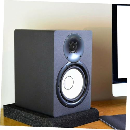 2 piezas Almohadillas de Aislamiento para Altavoces Cojines Amortiguadores para Uso en Home Theater y Estudio - Diseño Resistente para Rendimiento de Audio Mejorado Compacto miniatura 7