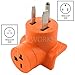 AC WORKS Welder 6-50P Plug to 6-20R 250V HVAC/Power Tools/EV Charging Female Adapter (Compact)
