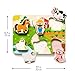 lalalark Tactile & Sound Wooden Chunky Puzzles for Baby 2-4, Musical Farm Animal Toys, Educational Wooden Block Puzzles, Kids Christmas Birthday Gifts, Toddler Learning Toys for 2 Years Old Boys Girls