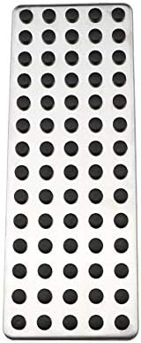 JessicaAlba Foot Rest Dead Pedal Cover Aluminum Anti-Slip Performance Accelerator Foot Pedals Foot Rest Dead Pedal Cover Fit for Dodge Challenger Charger Durango Chrysler 300 2009-2019