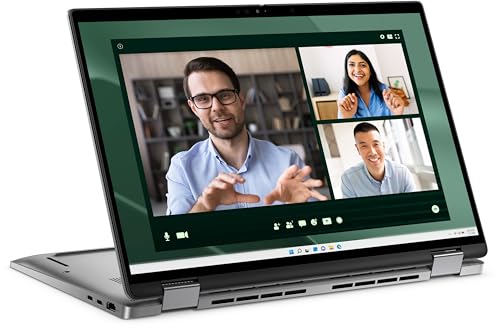 Image of Dell Latitude 7450 2-in-1 2025 Laptop, 12-Core Intel Core Ultra 7 165U vPro, 14 inch WUXGA IPS Touchscreen Display, Intel Graphics, 16GB LPDDR5 1TB SSD, Backlit KB, FP, Thunderbolt 4, Wi-Fi, Win11 Pro