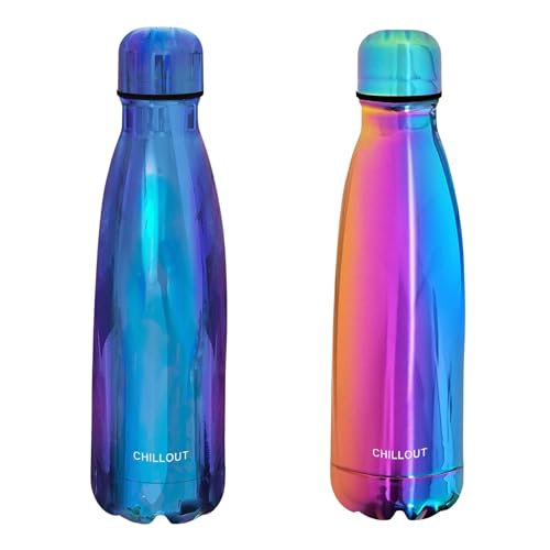 Image of CHILLOUT LIFE 17oz Insulated Stainless Steel Water Bottles, Leak Proof