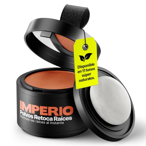 IMPERIO Tinte corrector de pelo para aportar densidad al cabello para mujeres y hombres, resistente al agua, 4 g, rojo cobre