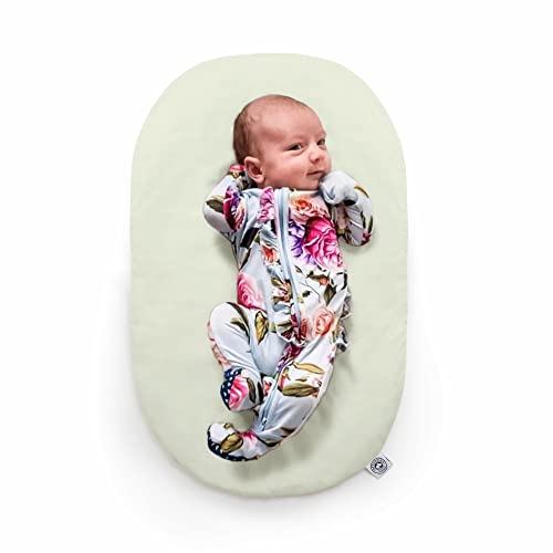 Image of Montessori Baby Topponcino Support Pillow | Newborn Head Support, Baby Feeding Pillow & Infant Tummy Time Mat | Authentic Montessori Baby Cushion Mat | 24"x16"x1", 100% Cotton