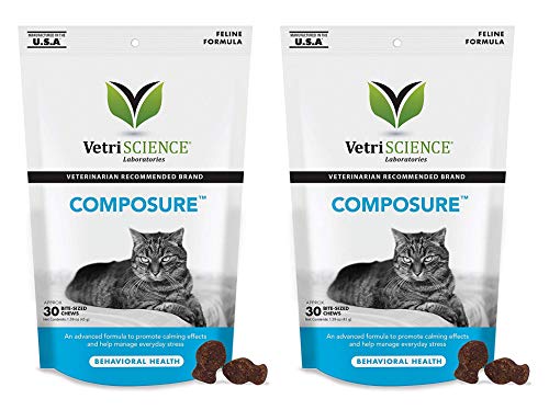 Vetri Composure for Cats Size: Pack of 2 (Total 60 Bite-Sized Chews)