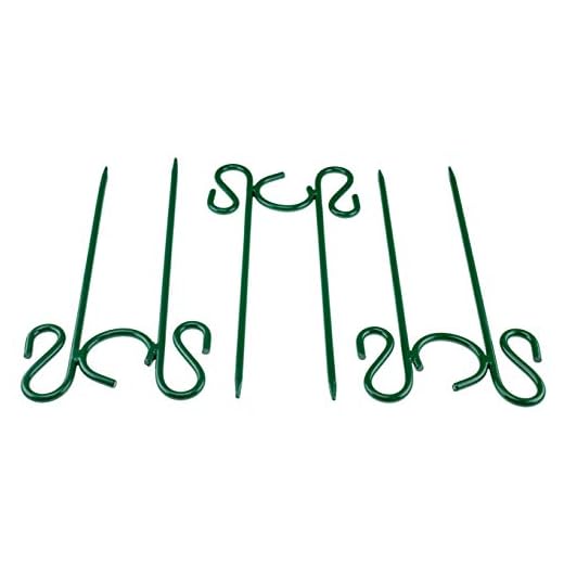 CLEVER GARDEN Heavy Duty Decorative Hose Guide - Green, 3 Pack