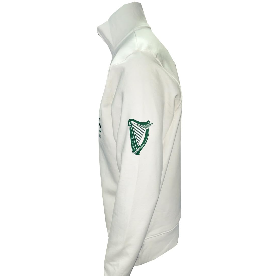 Kremowa bluza Guinness Zip Irlandzkie codzienne ubrania dla mężczyzn