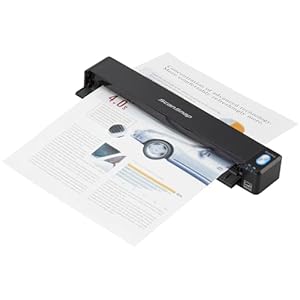 ScanSnap iX100 Wireless Mobile Portable Scanner for Mac or PC, Black