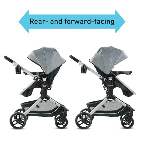 graco modes nest travel system 3-in1 modular carseat stroller combo adjustable slide2me infant car seat carrier to toddler stroller includes the snugride dlx infant car seat sullivan