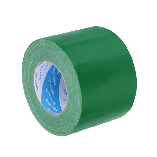 Image of uxcell Heavy Duty Duct Tape, 4 Inch x 55 Yard Waterproof Flexible Hand Tear Strong Adhesive Duct Tapes for Crafts DIY, Fixing, Repairs, Green